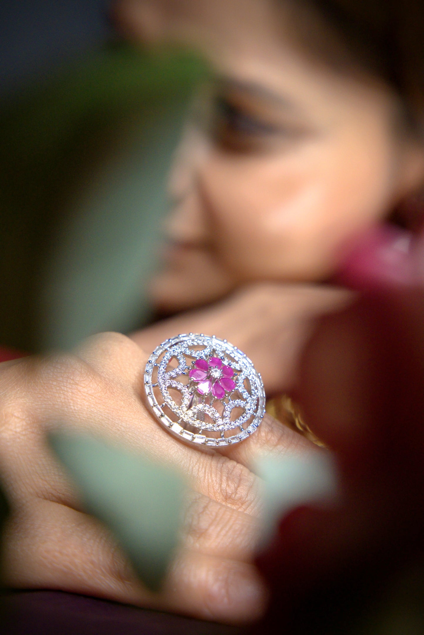 StarryBlush Ring