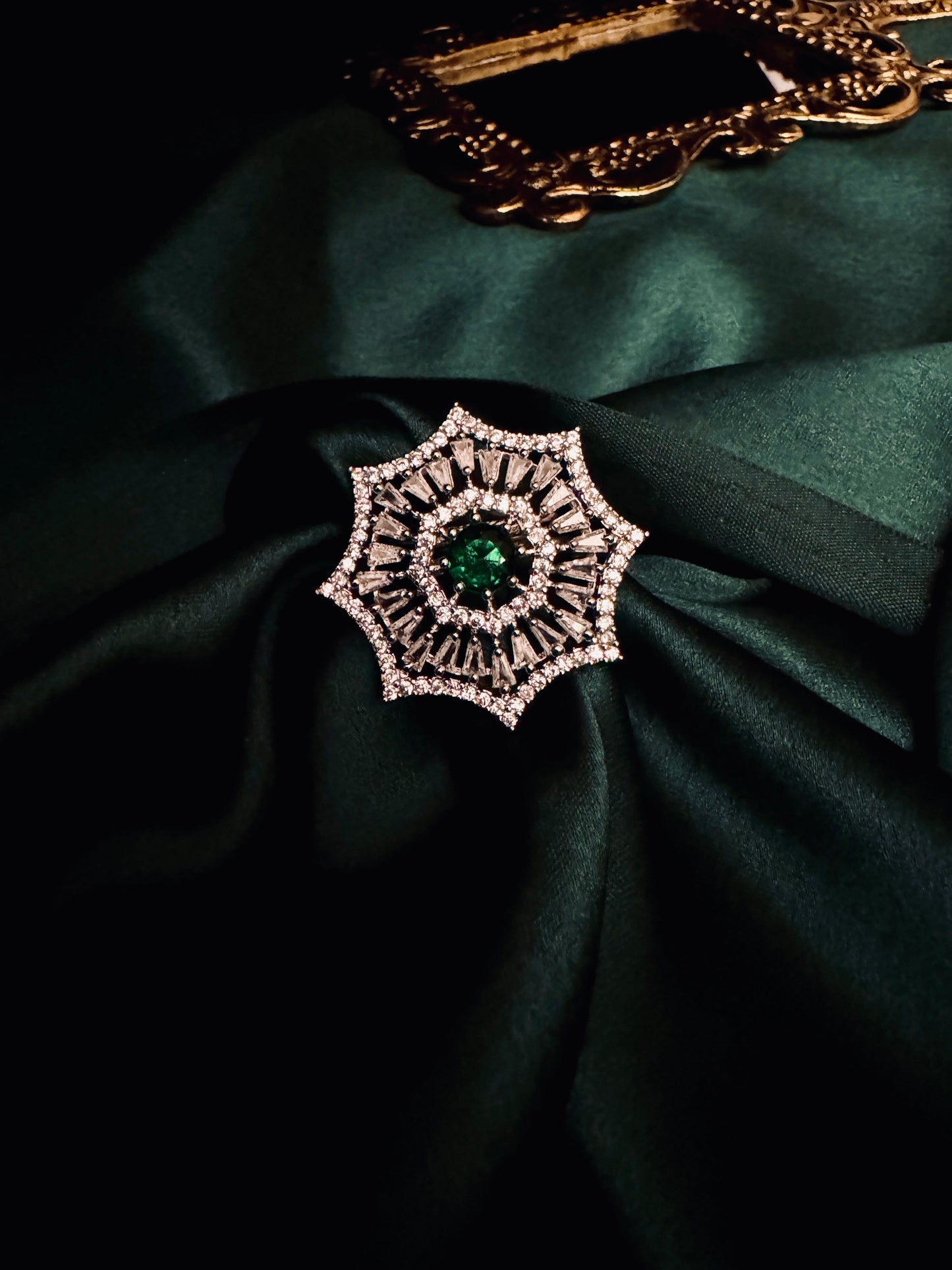 EmeraldEdge Ring