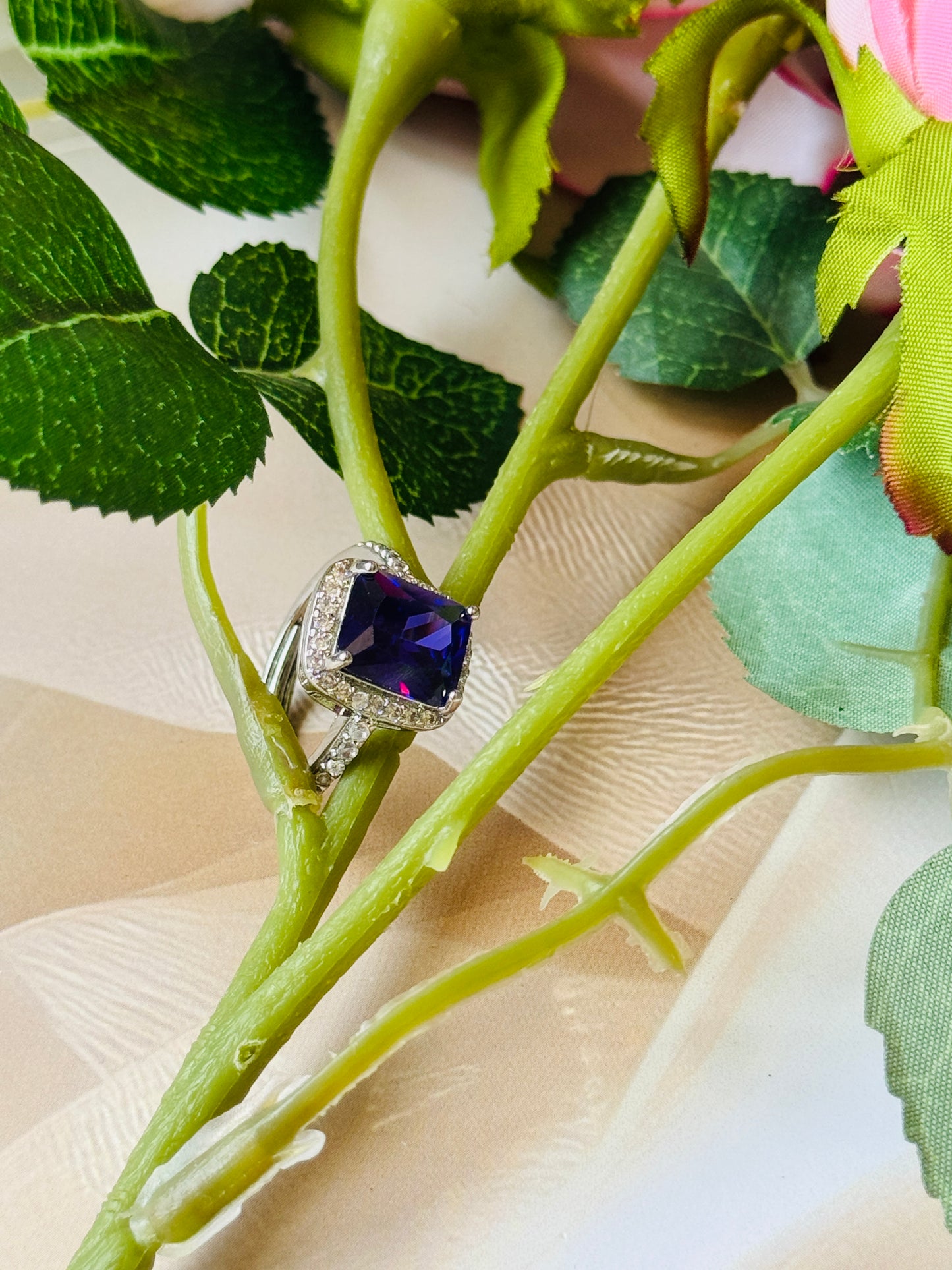 Violet Whisper Ring