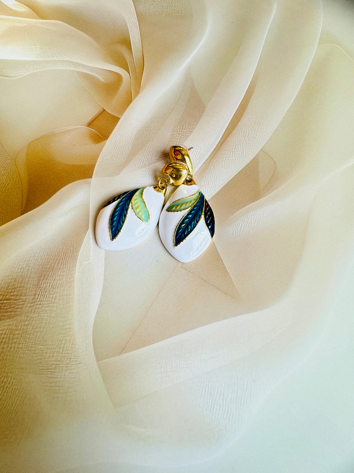 Leafy Drop Earring