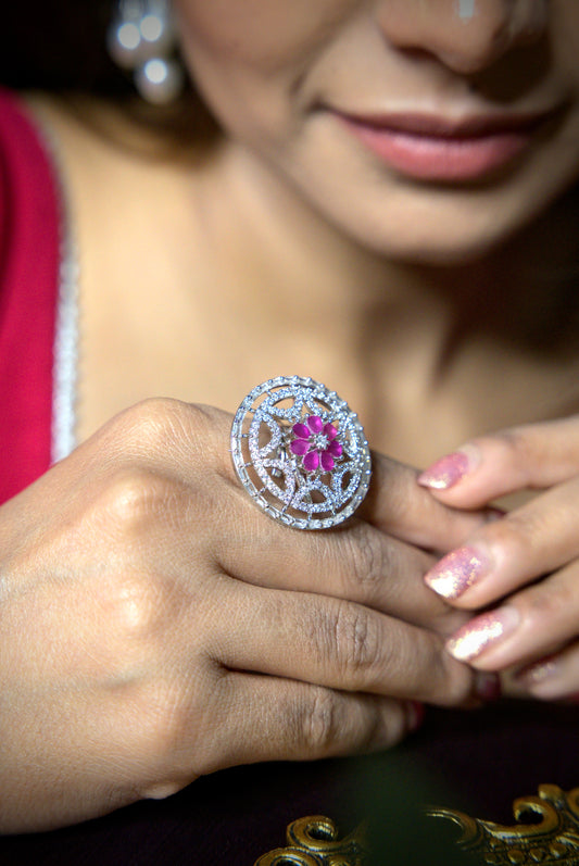 StarryBlush Ring