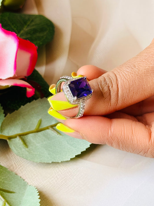 Violet Whisper Ring