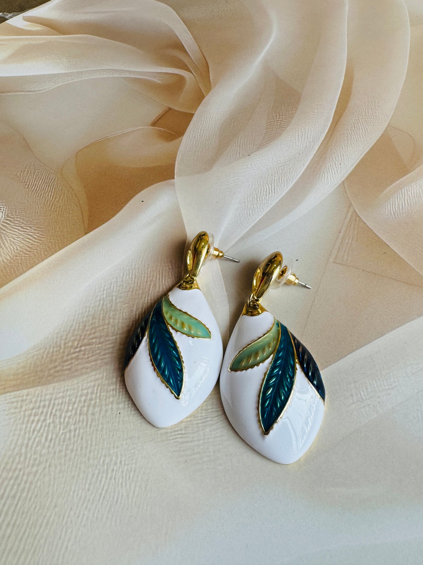 Leafy Drop Earring
