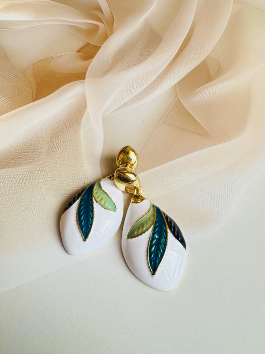 Leafy Drop Earring